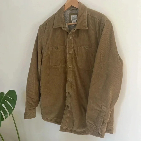 Tan Corduroy Jacket withh Teddy Lining - Picture 3 of 4